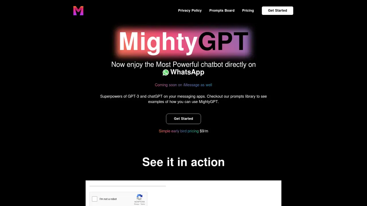 MightyGPT screenshot