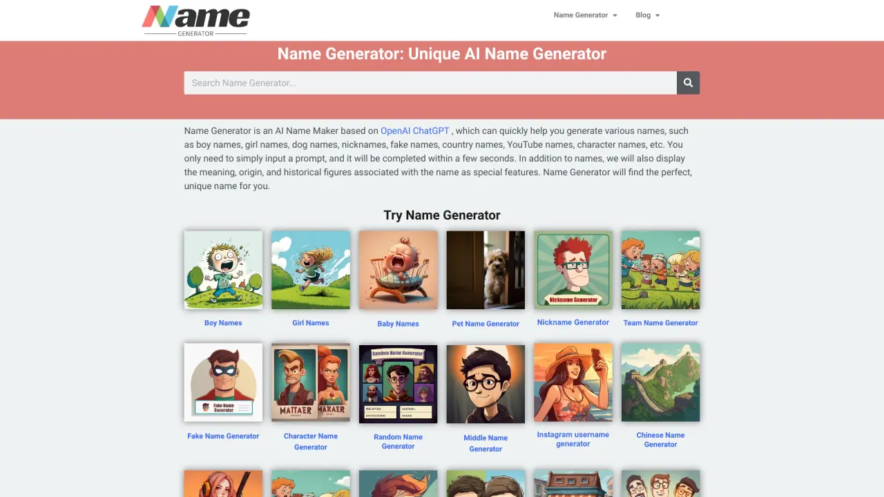 Namegeneratorplus screenshot