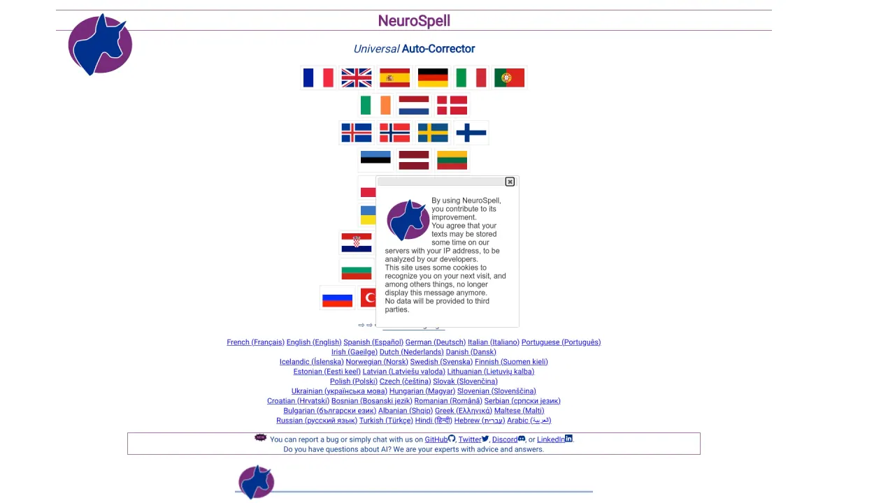 Neurospell screenshot