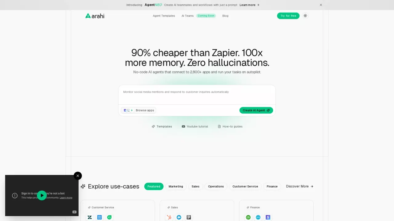 Arahi AI screenshot