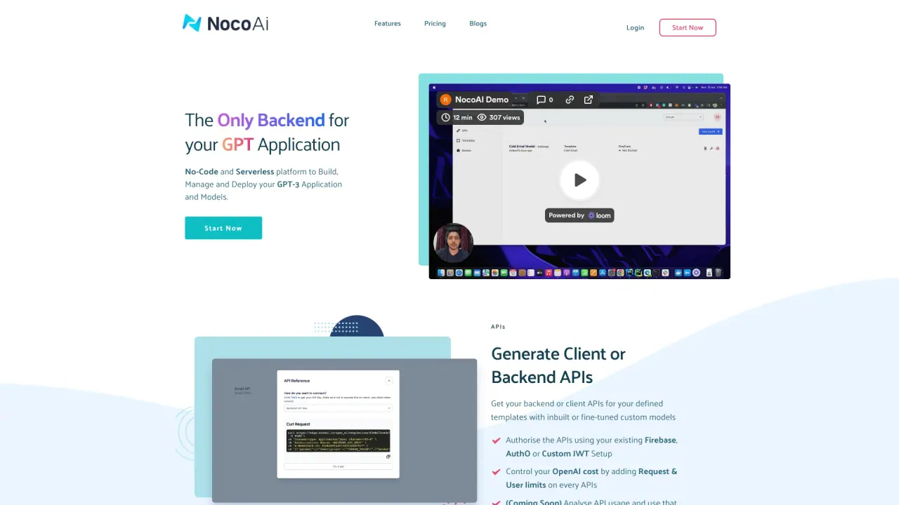NocoAI screenshot