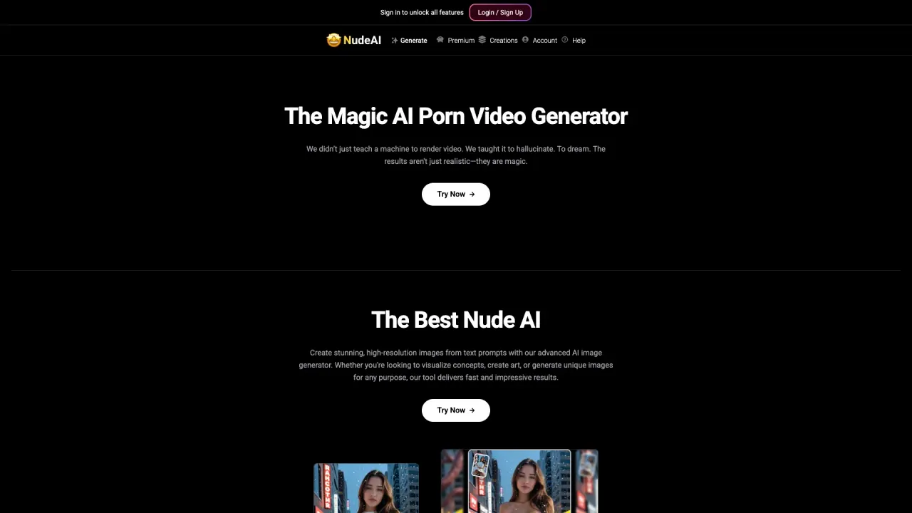 NudeAIPornGenerator screenshot