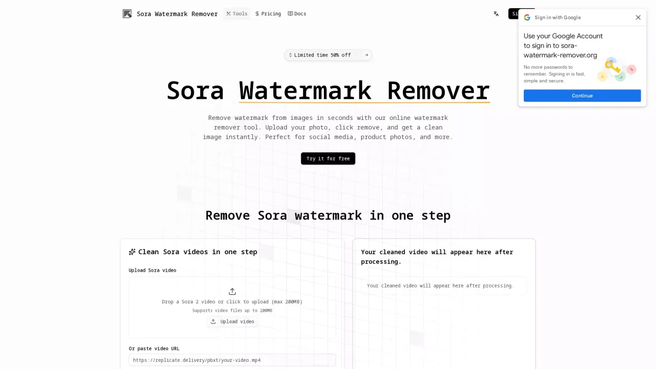 SoraWatermarkRemover screenshot
