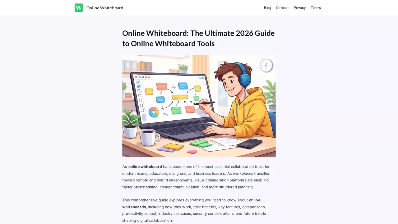 OnlineWhiteboard screenshot