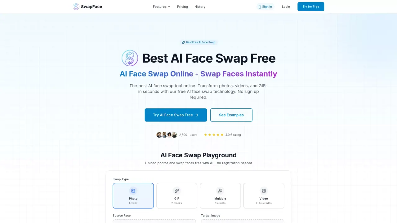 AISwapFace screenshot
