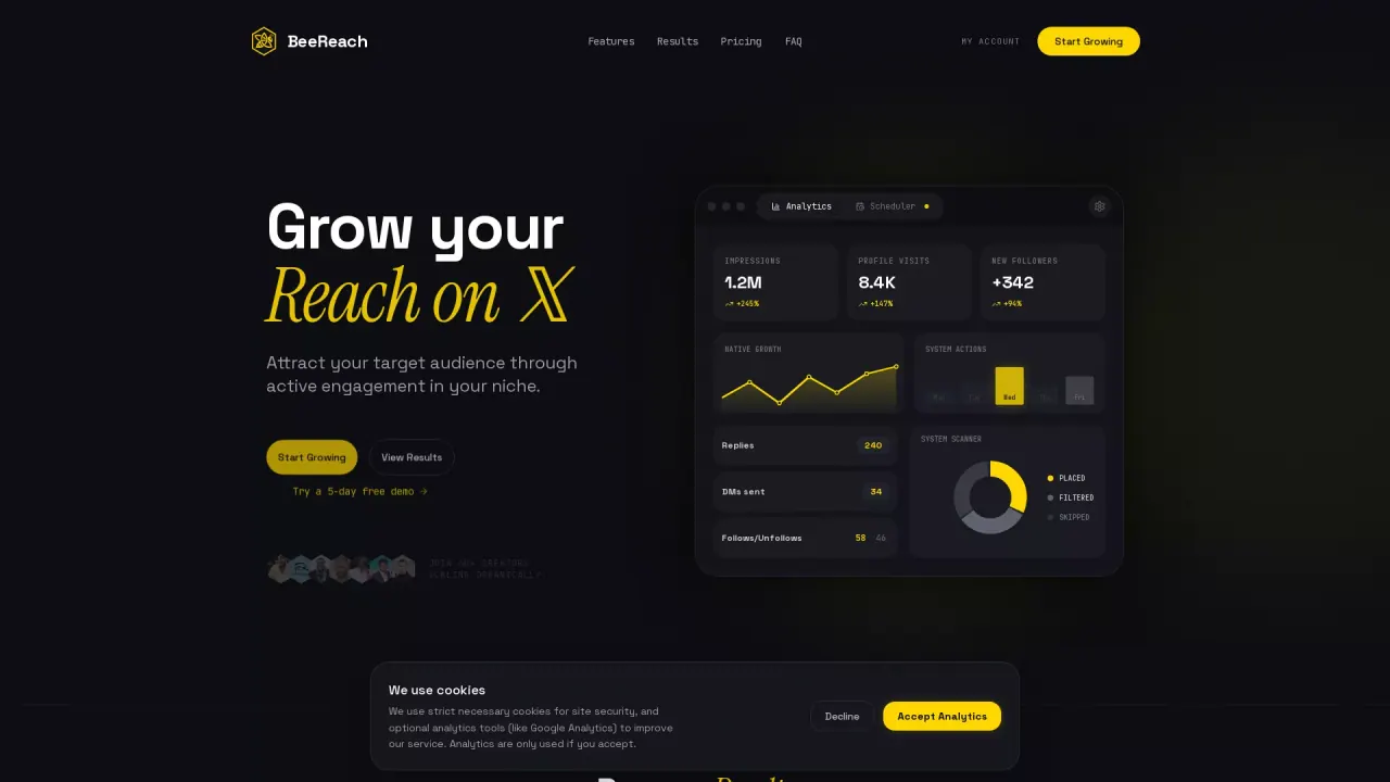 BeeReach screenshot