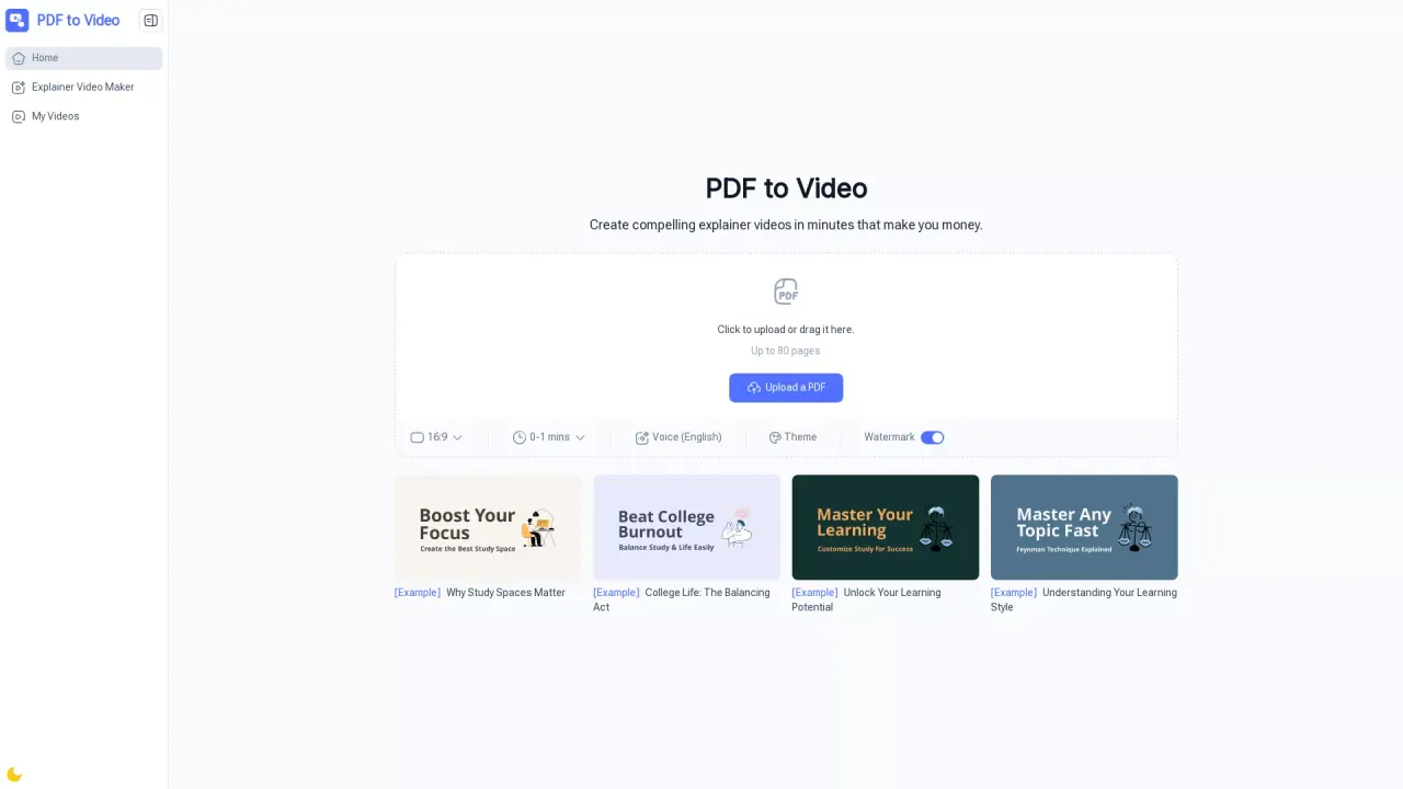 PDFToVideo screenshot