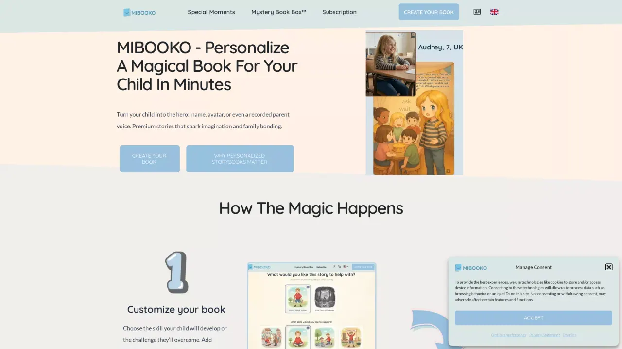 MIBOOKO screenshot