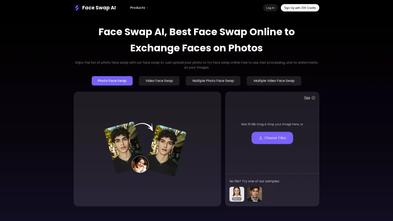 FaceSwapAI screenshot