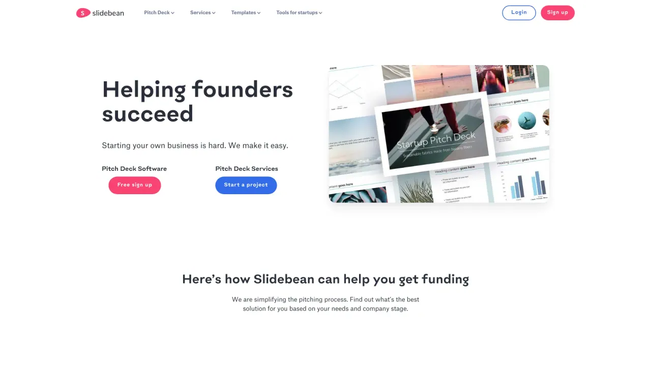 Slidebean screenshot