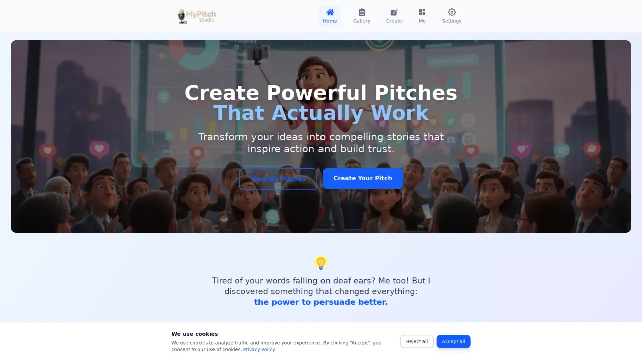 MyPitchStudio screenshot