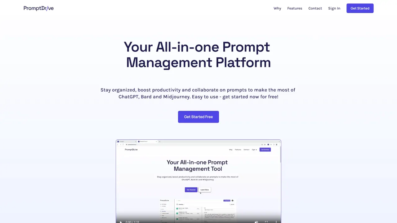 PromptDrive screenshot