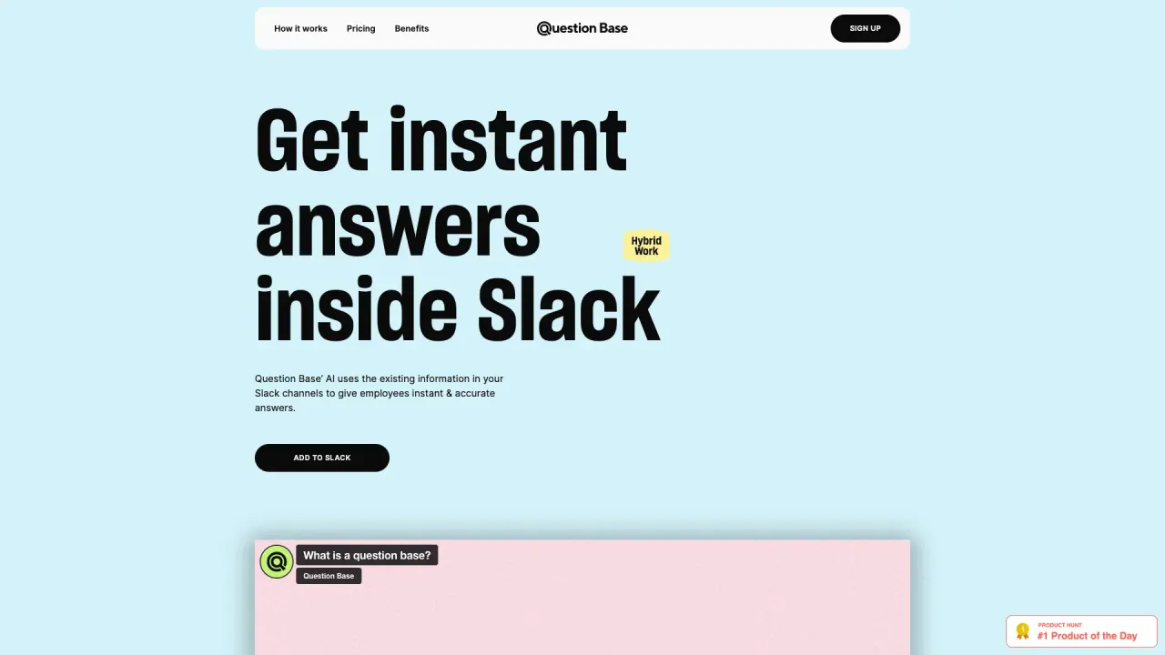 Question Base screenshot