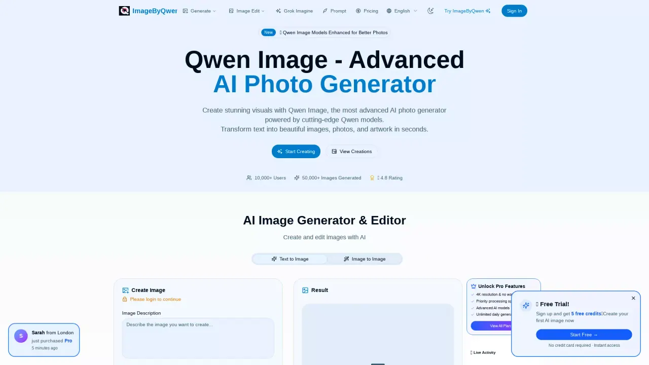 ImageByQwen screenshot