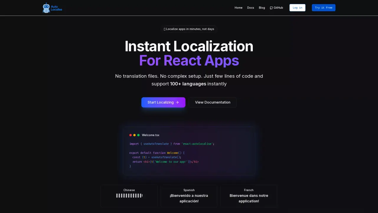 AutoLocalise screenshot
