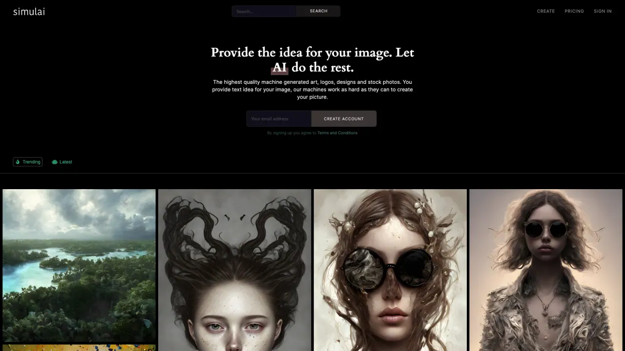 Simulai screenshot