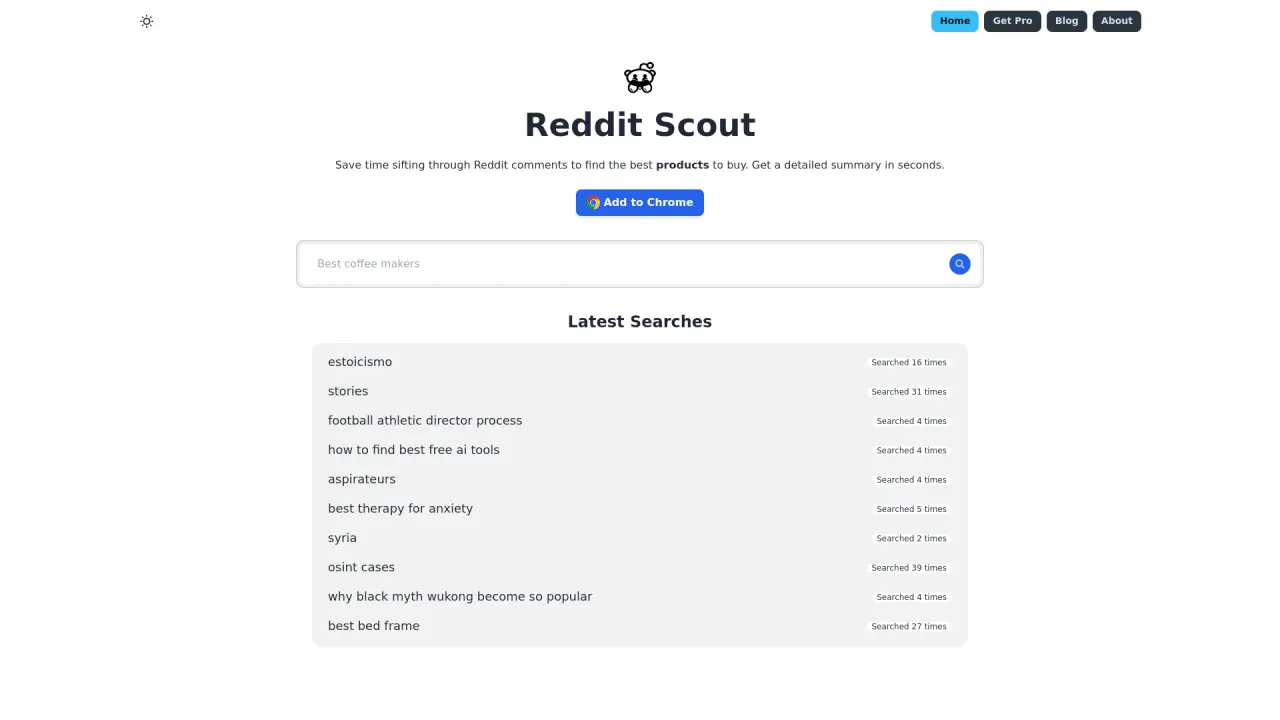 Reddit Scout screenshot