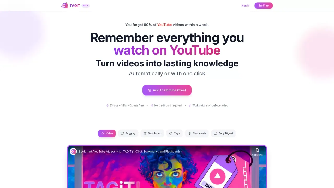 TAGiT screenshot