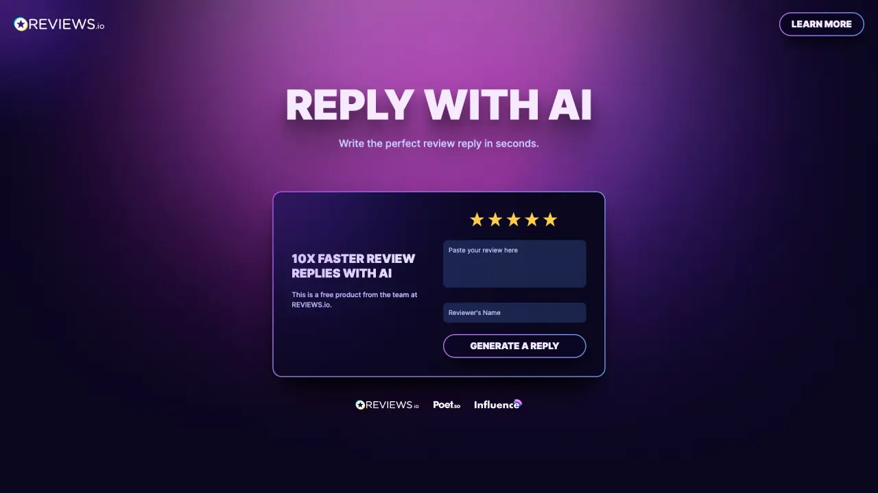 ReviewReply screenshot