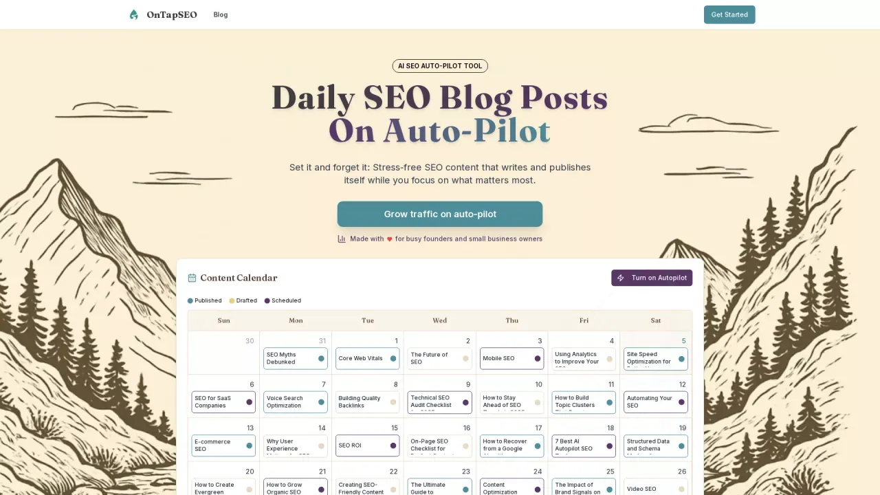 OnTapSEO screenshot