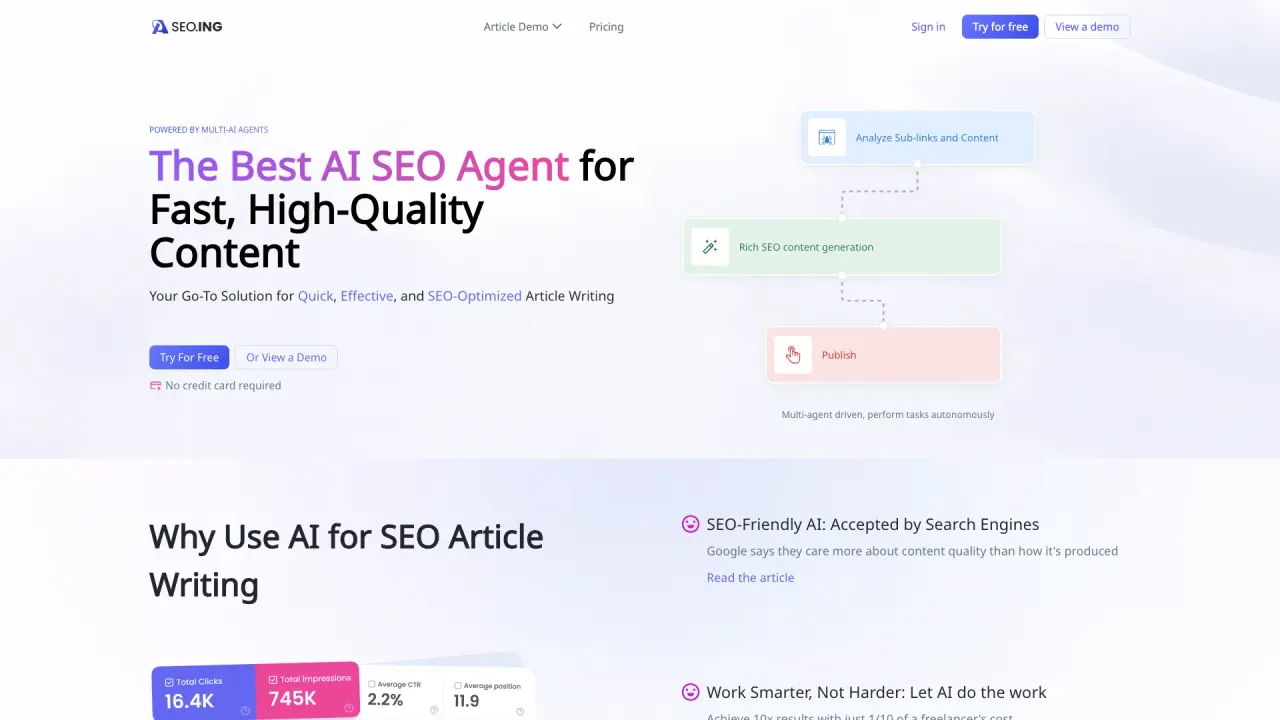 seo.ing screenshot