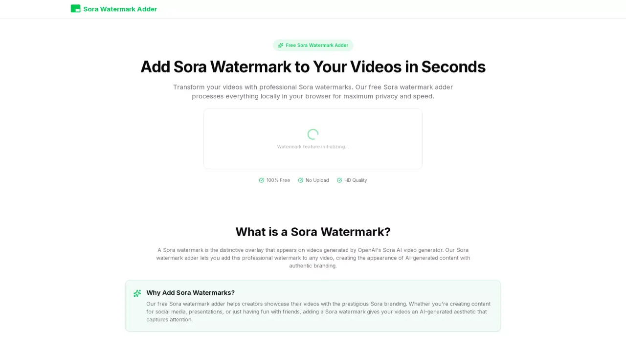 SoraWatermarkAdder screenshot