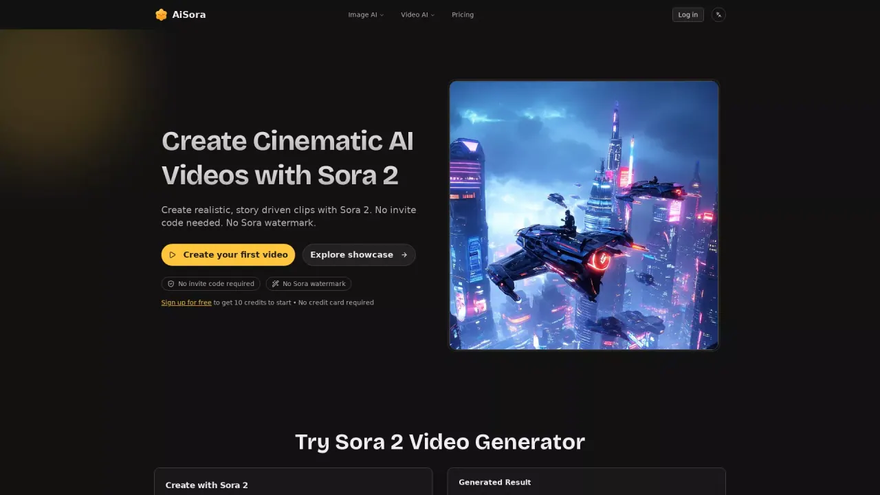 AiSora screenshot