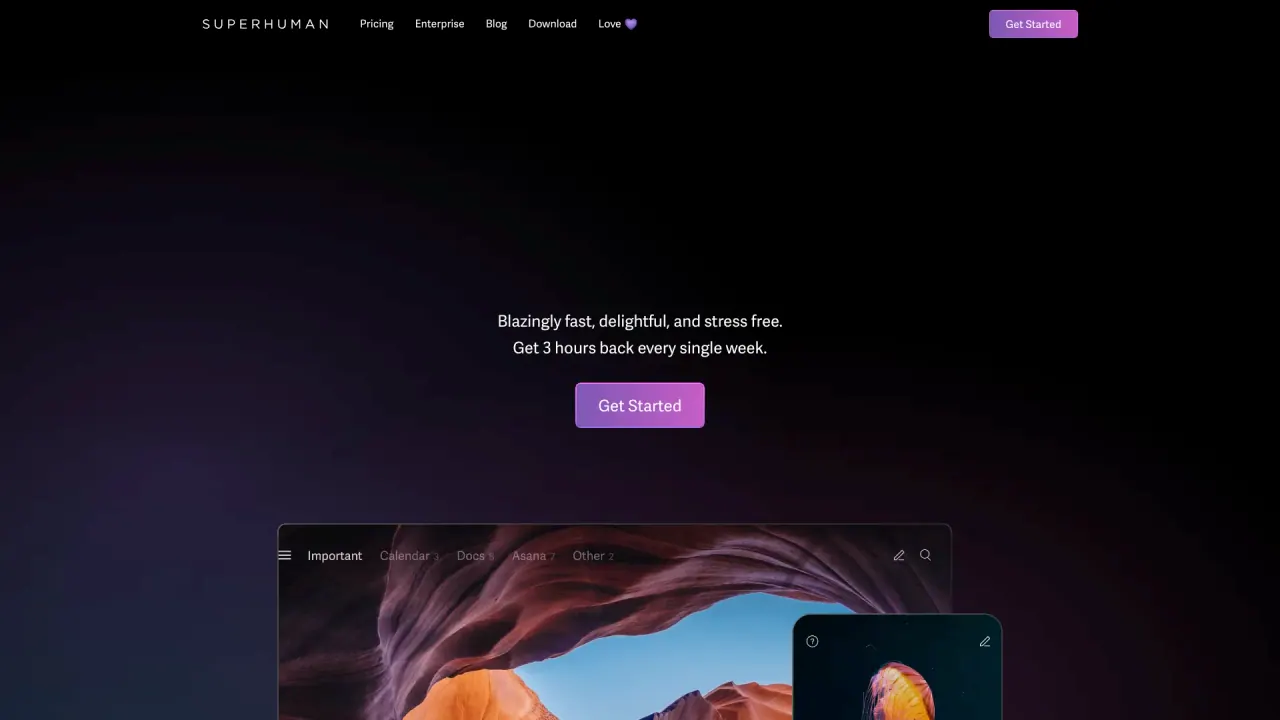 Superhuman screenshot