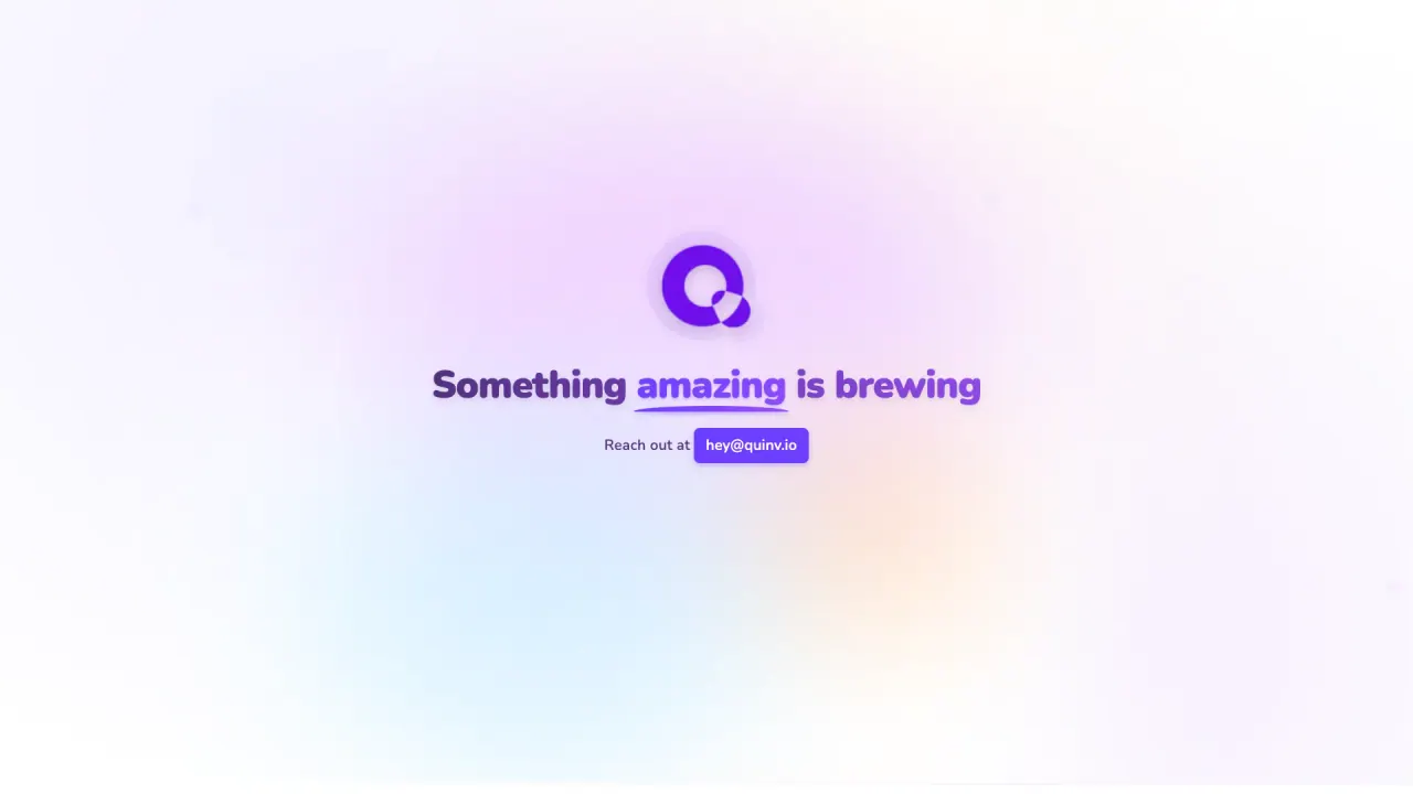 Quinv screenshot