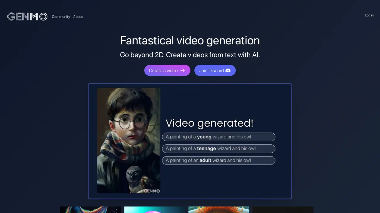 Genmo screenshot