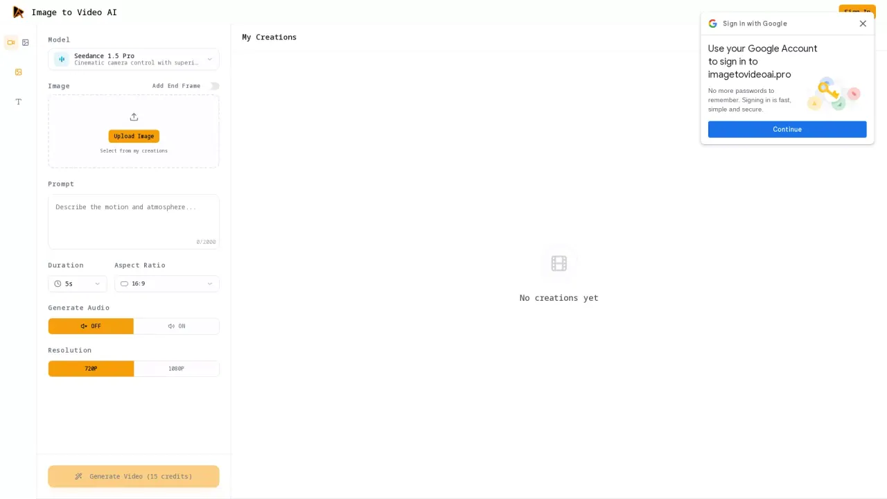 Image To Video AI screenshot