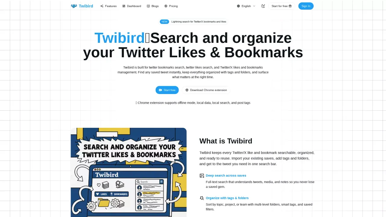 Twibird screenshot