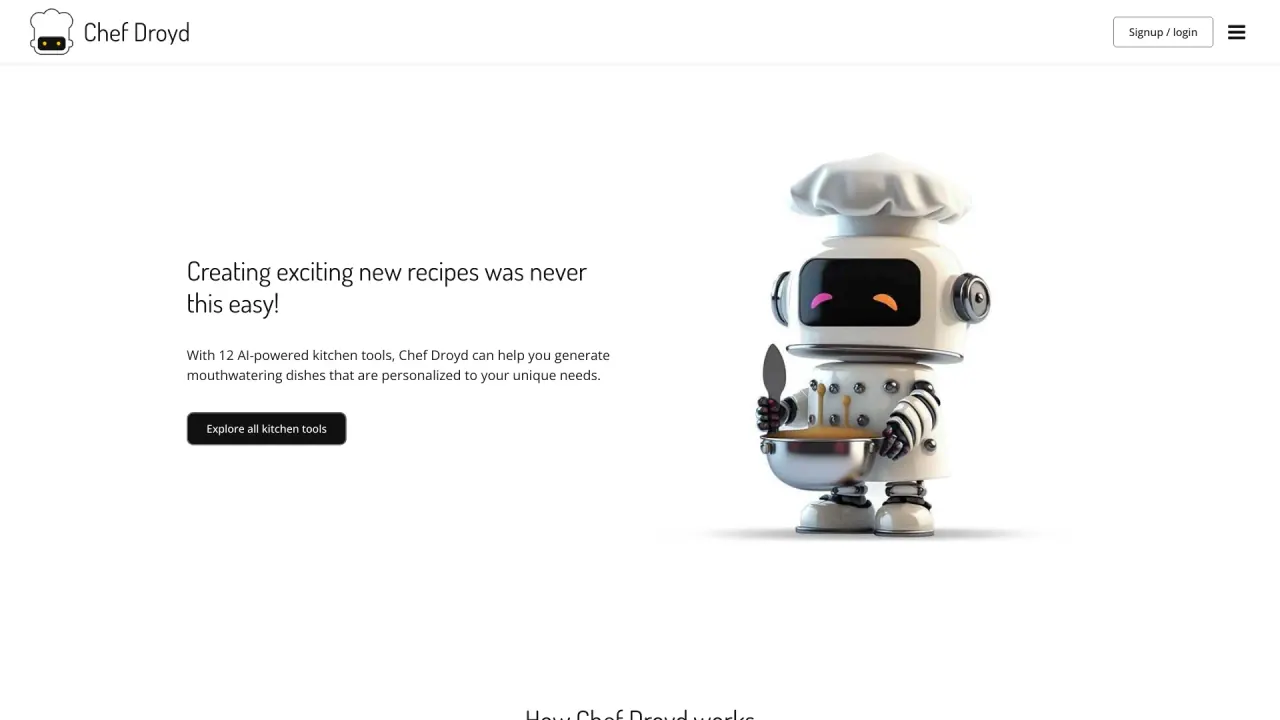 Chefdroyd screenshot