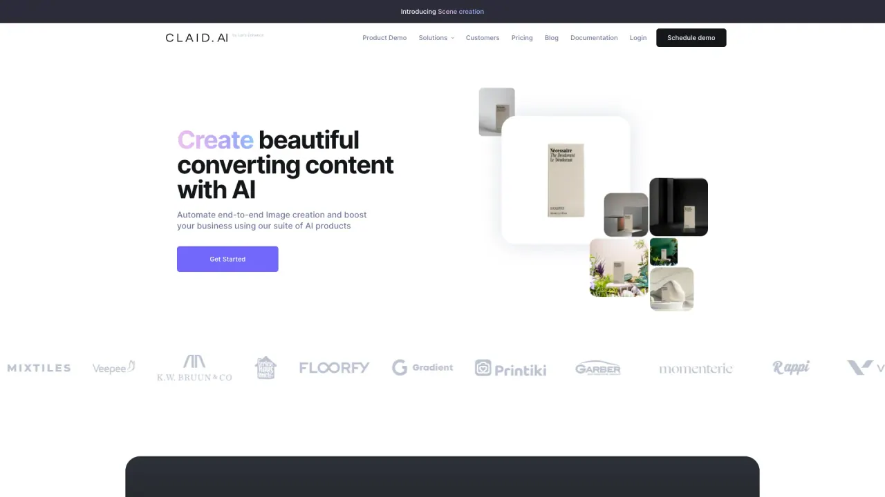 Claid screenshot