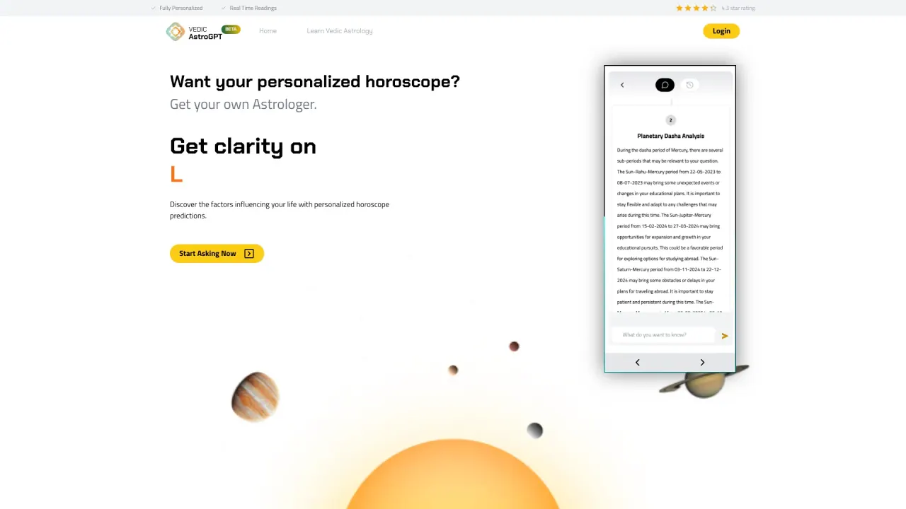 AstroGPT screenshot