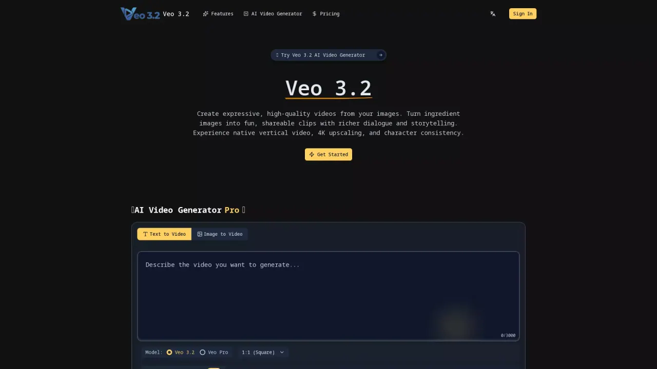Veo screenshot