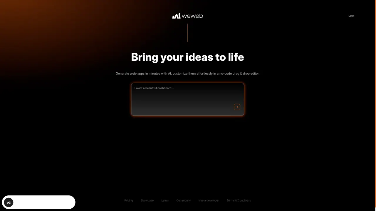 WeWeb screenshot