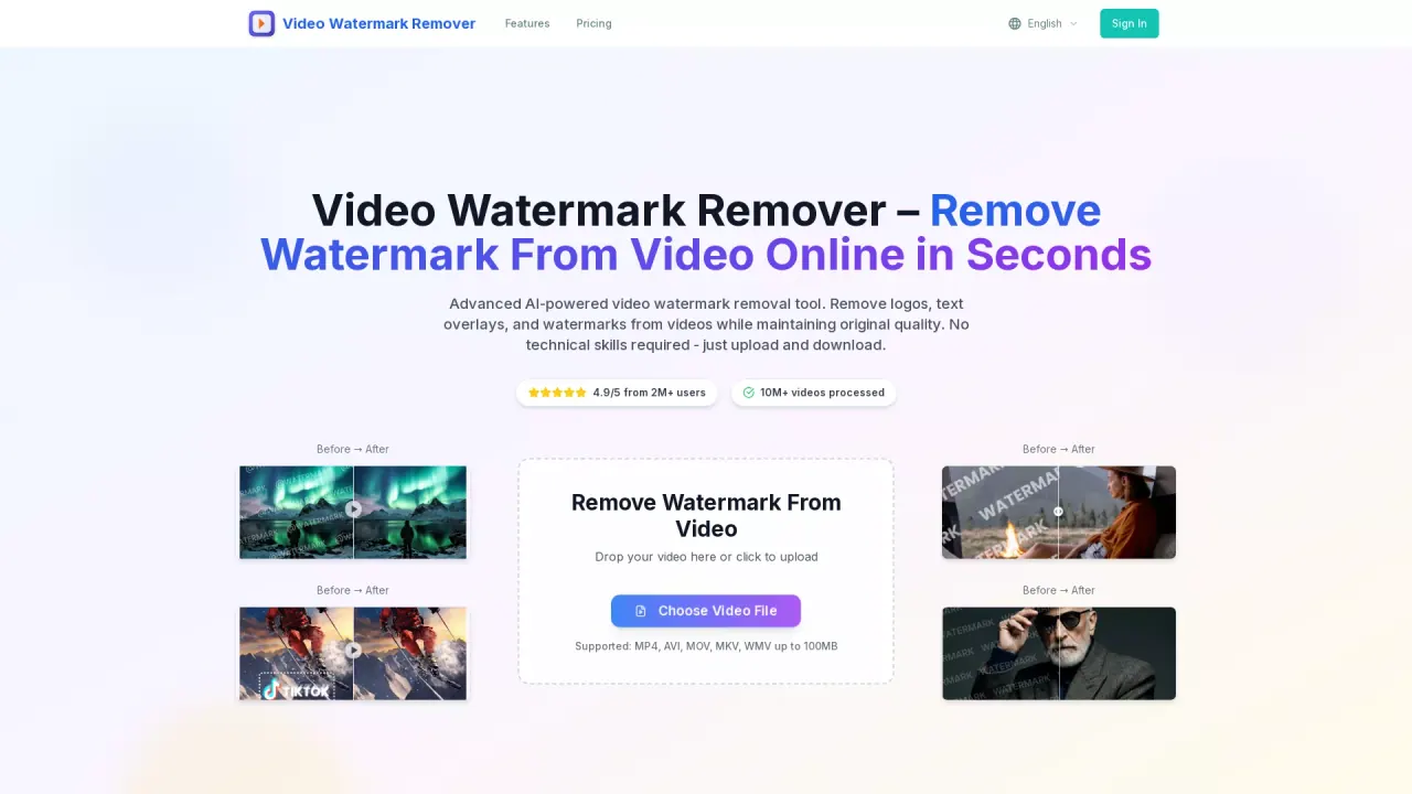  Video Watermark Remover AI   screenshot