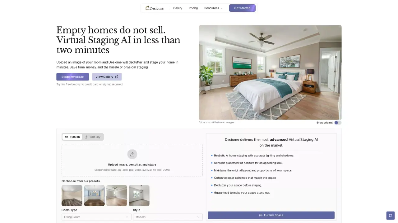 Desiome screenshot