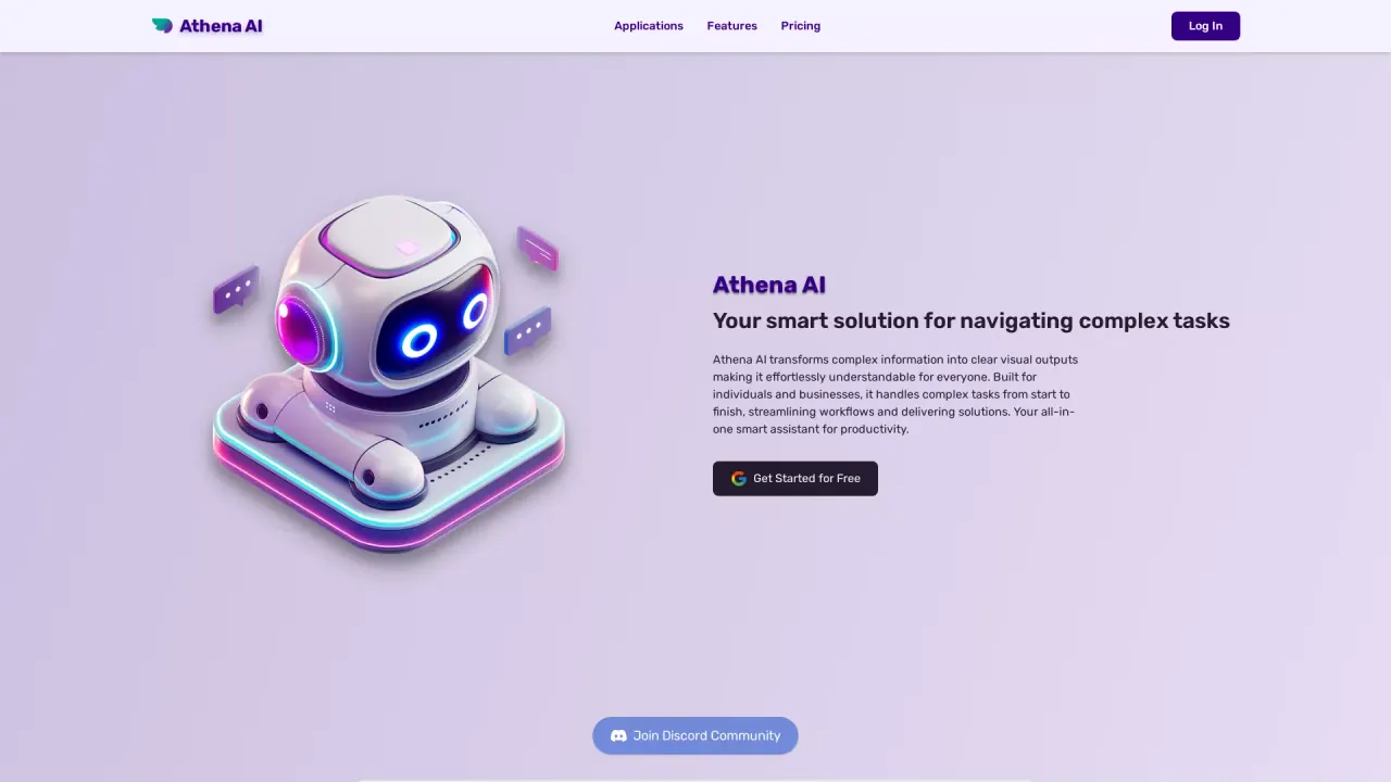 AthenaAI screenshot