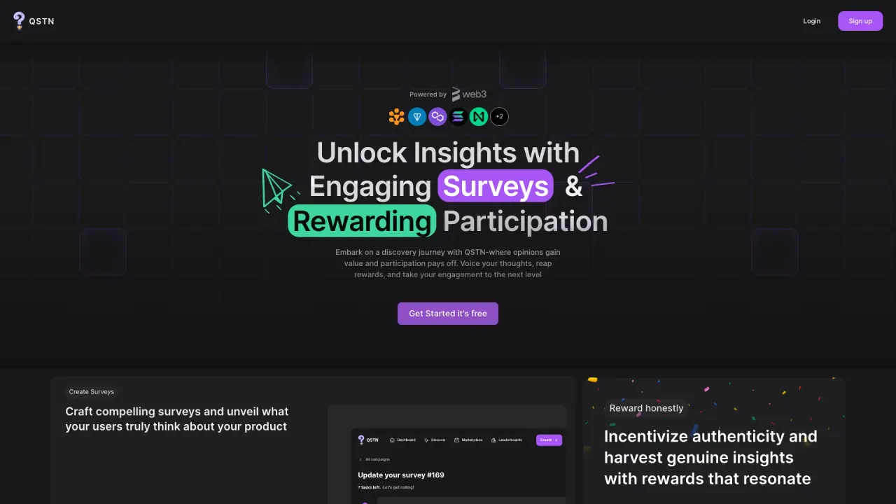 QSTN screenshot