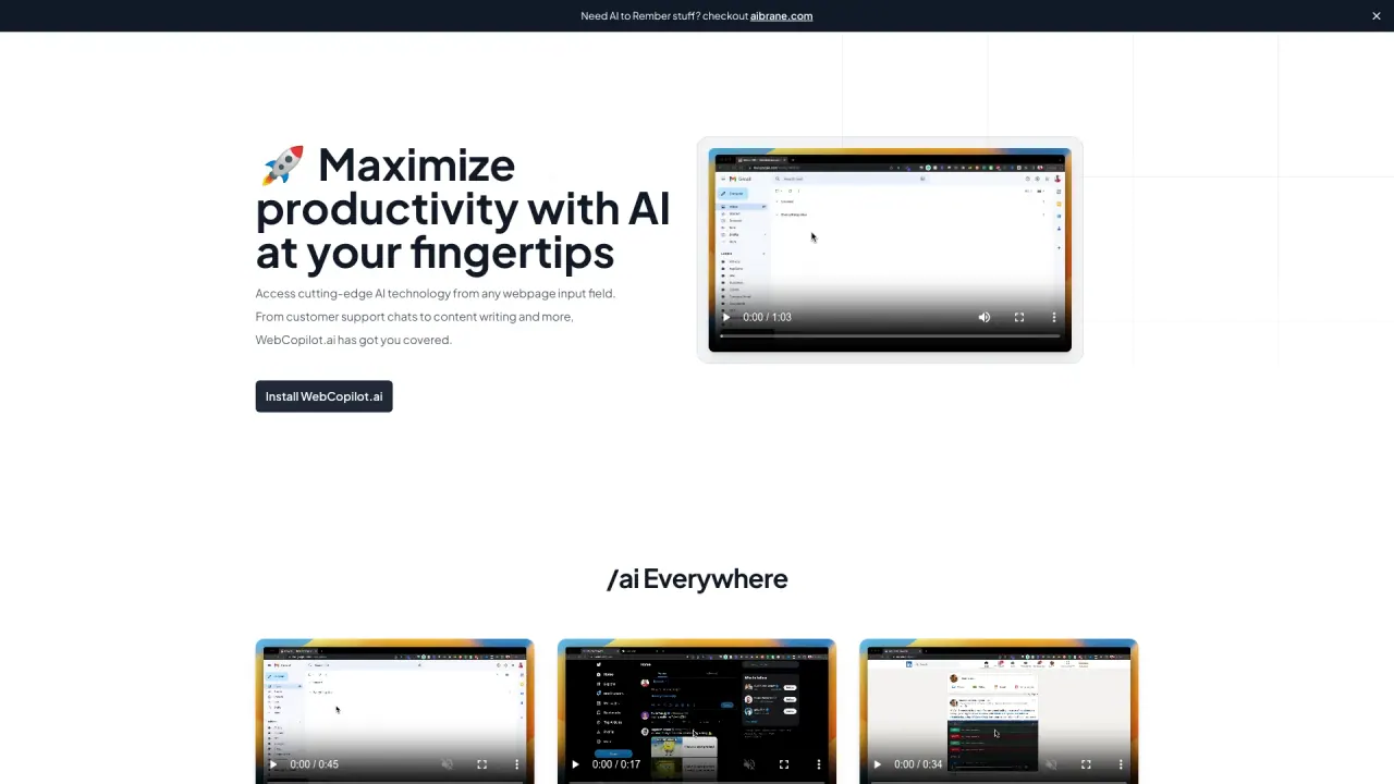 Webcopilot screenshot