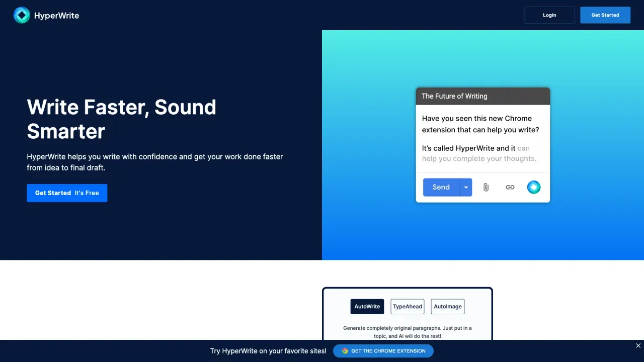 HyperWriteAI screenshot