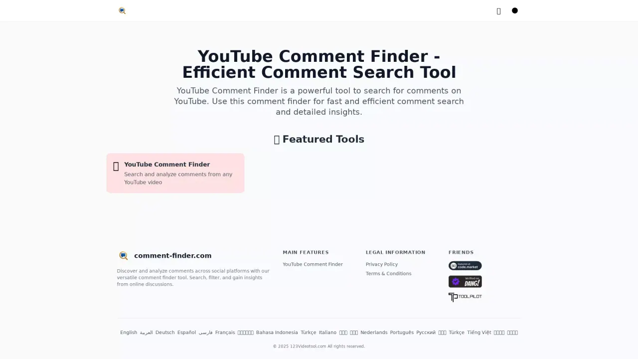 Comment Finder screenshot