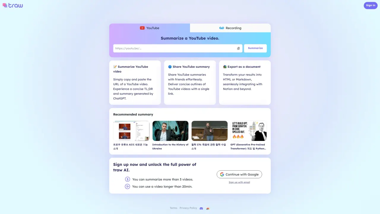 TrawAI screenshot